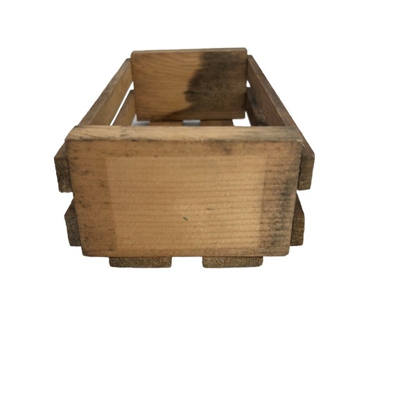 Napa Valley Wooden Storage Holder Rack Shelf Crate Cassette Tape Media - Picture 6 of 8